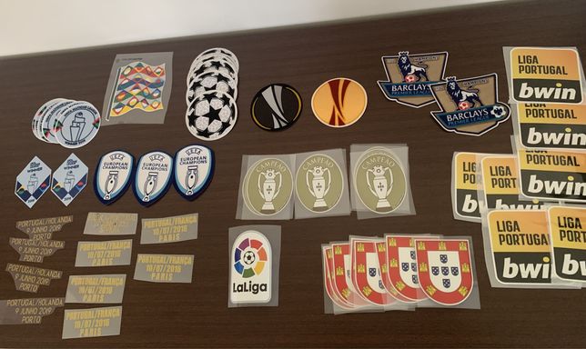 Patchs emblemas badges bwin benfica porto sporting Ronaldo