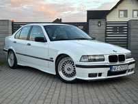BMW Seria 3 BMW E36 m-pakiet zewnętrzny BBS Alpineweiss zadbana klima Import