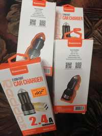 USB car charger 2.4A