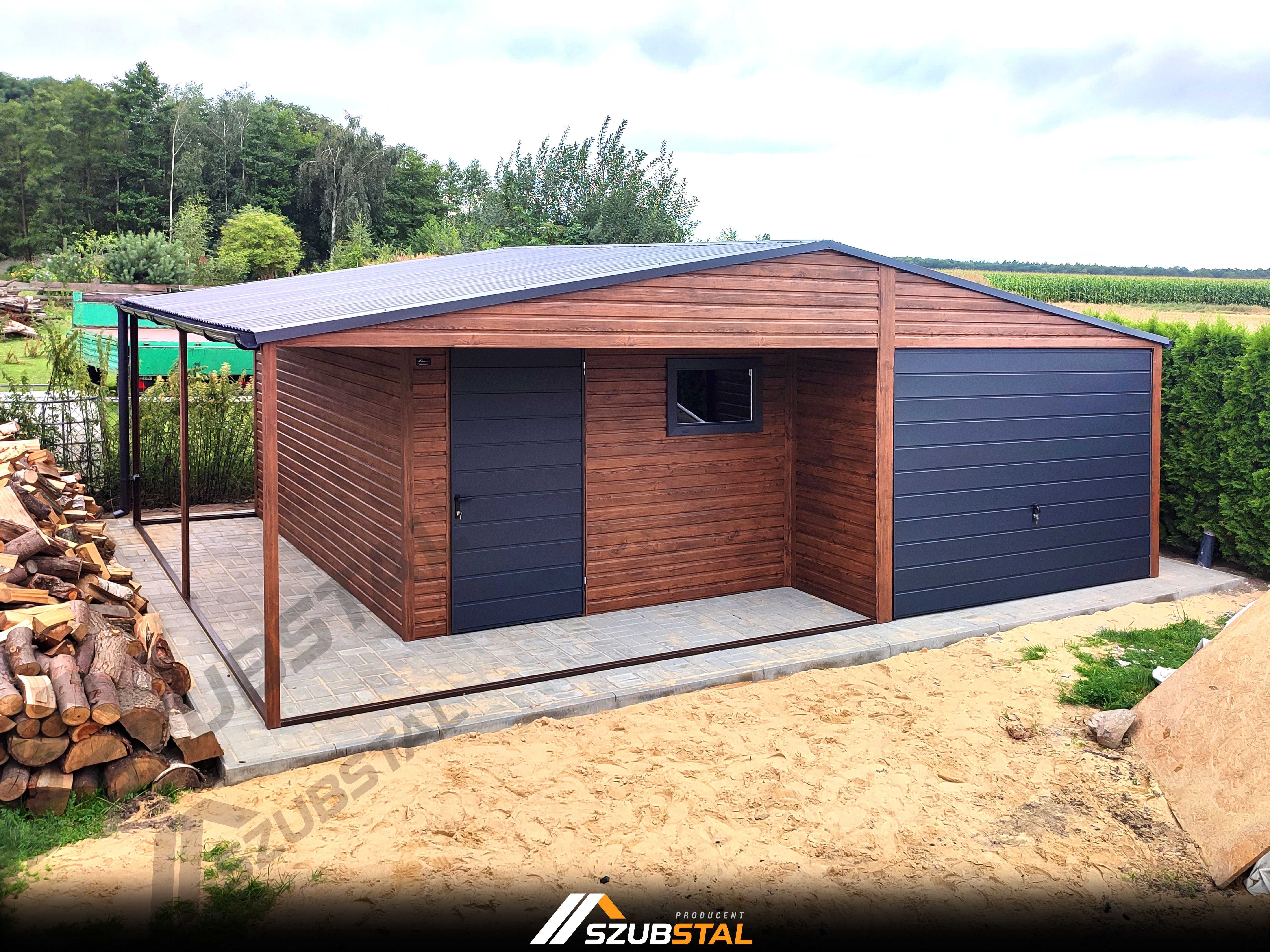 Garaż blaszany 4x5 4x6 6x5 6x5,80 6x6 8x6 9x5 9x6 PRODUCENT Premium
