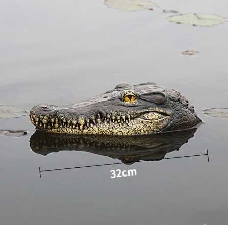 OKAZJA Dekoracja ogrodowa Dekoracyjna GŁOWA Krokodyla Realistyczna