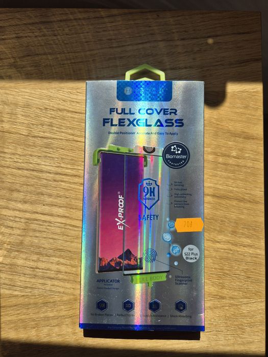 szybka flexglass ochronna na telefon SAMSUNG S22+