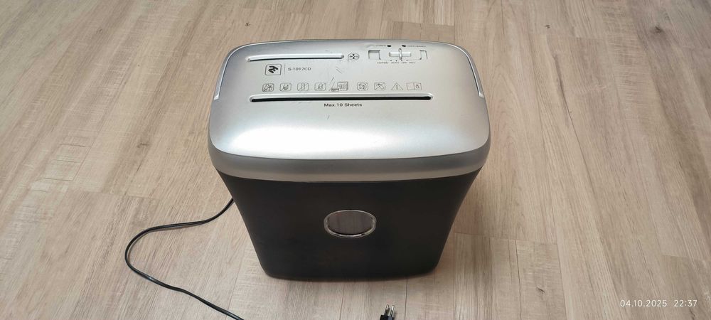 Шредер для знищення документів S-1012CD