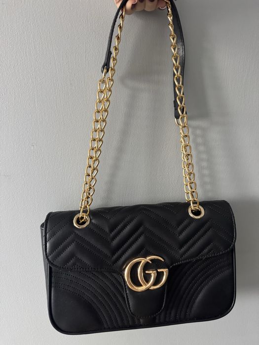 Czarna torebka ala GUCCI