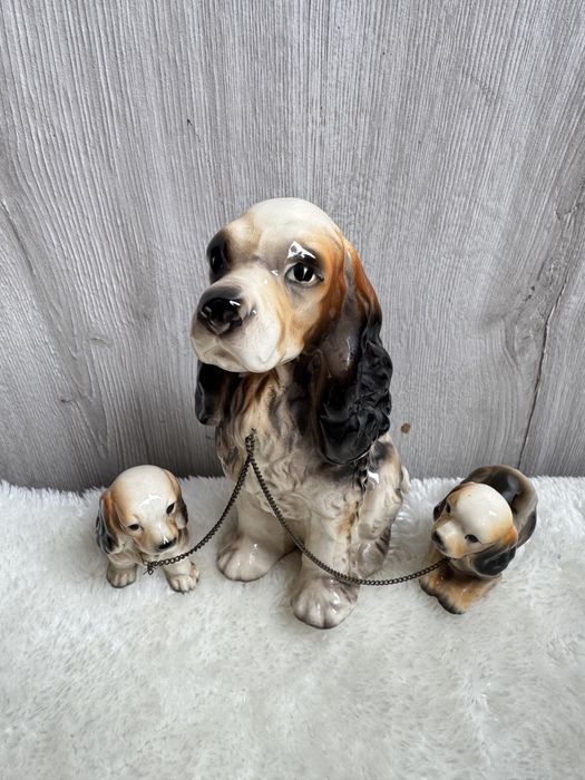 Porcelanowe figurki psów