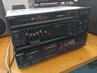Receiver Akai AA-M8L & CDP Player Sony CDP M70