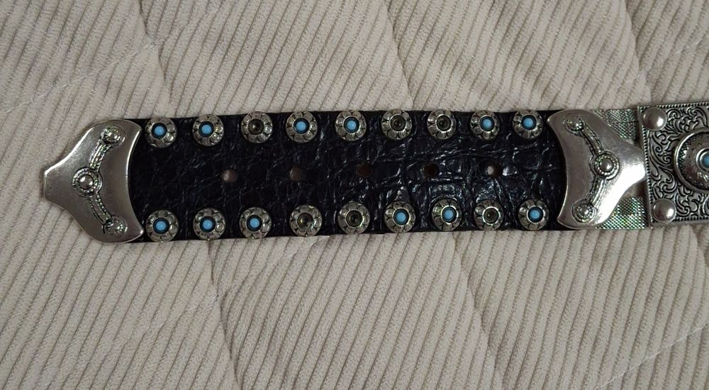 Ремень  метал , натуральная кожа.