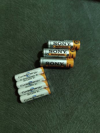 Аккумуляторы типа АА AAA Sony Ni-Mh батарейки