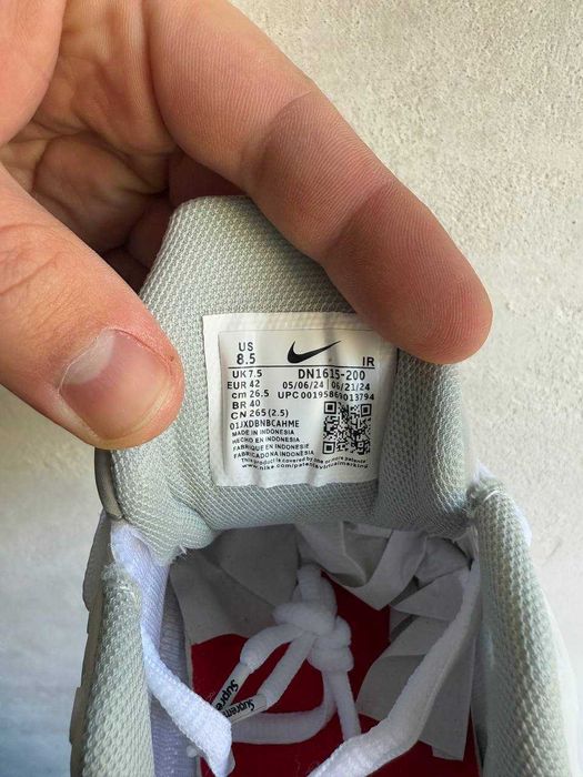Кросівки Nike x Supreme Shox Ride 2 Grey White / кроси Найк х Супрім