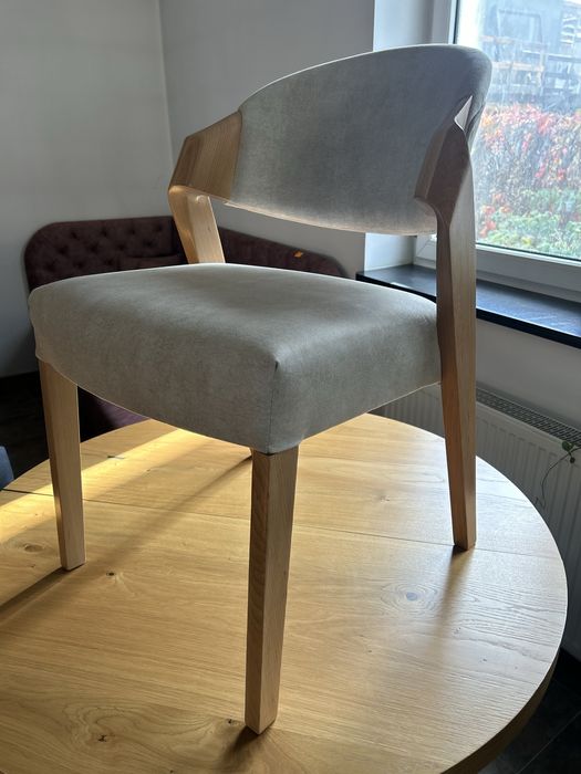 Krzesło lite drewniane Nowoczesne