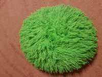 Poduszka futrzak zielona dla dziecka