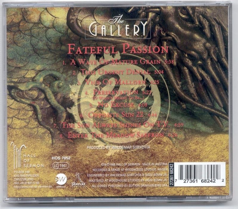 The Gallery - Fateful Passion (фирм. CD)