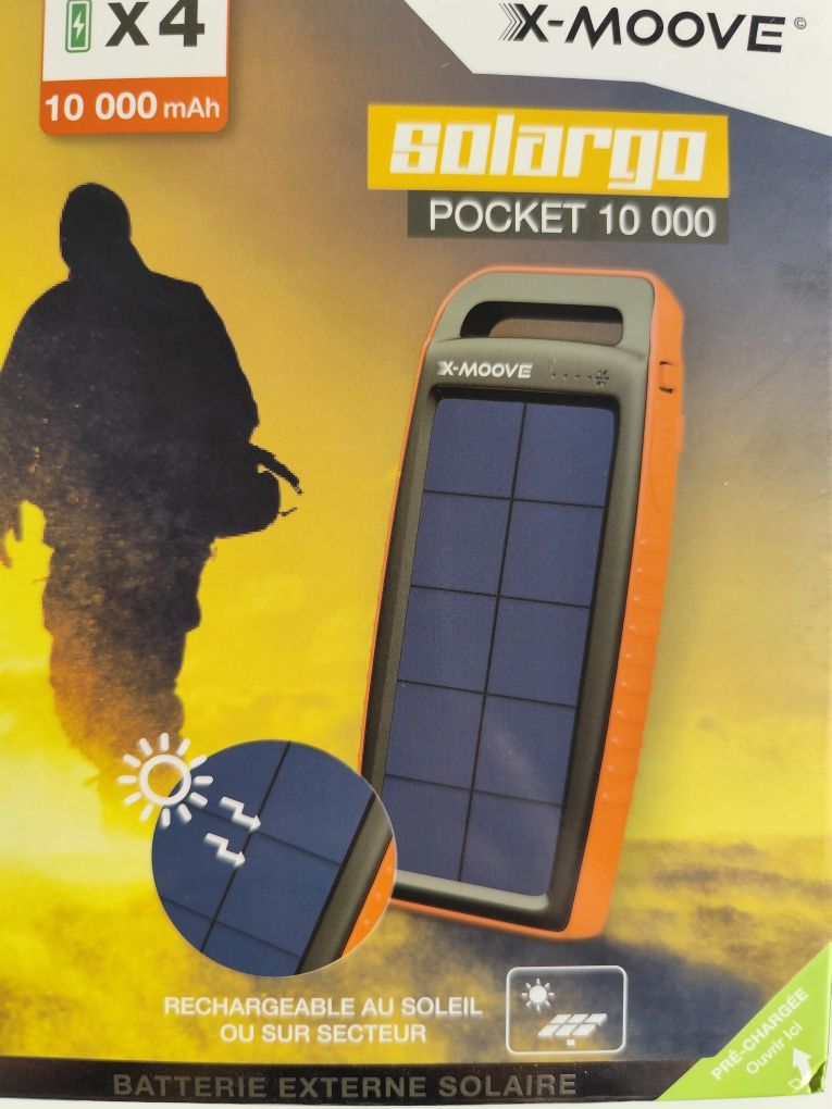 Powerbank solarny X-moowe Pocket 10 000