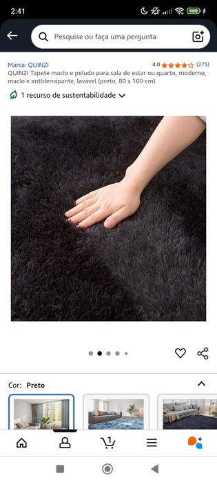 Tapete de sala 180cm x 270cm