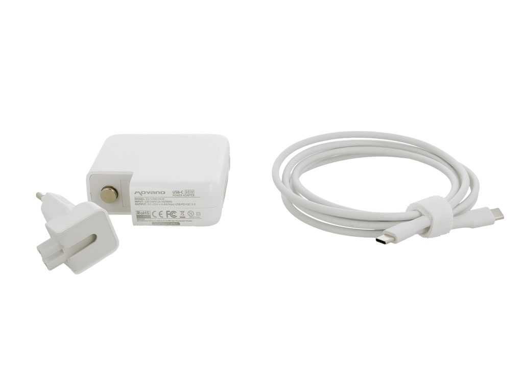 Zasilacz Movano 96W USB-C Macbook Pro 20V 4.8A,  18V 3A,  15V 3A