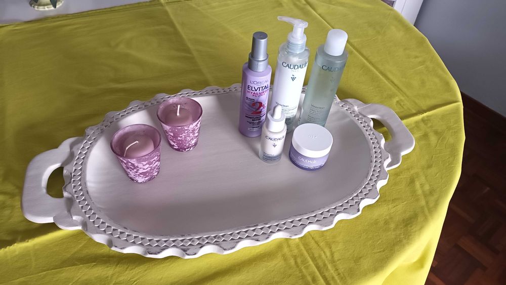 Tabuleiro vintage reciclado