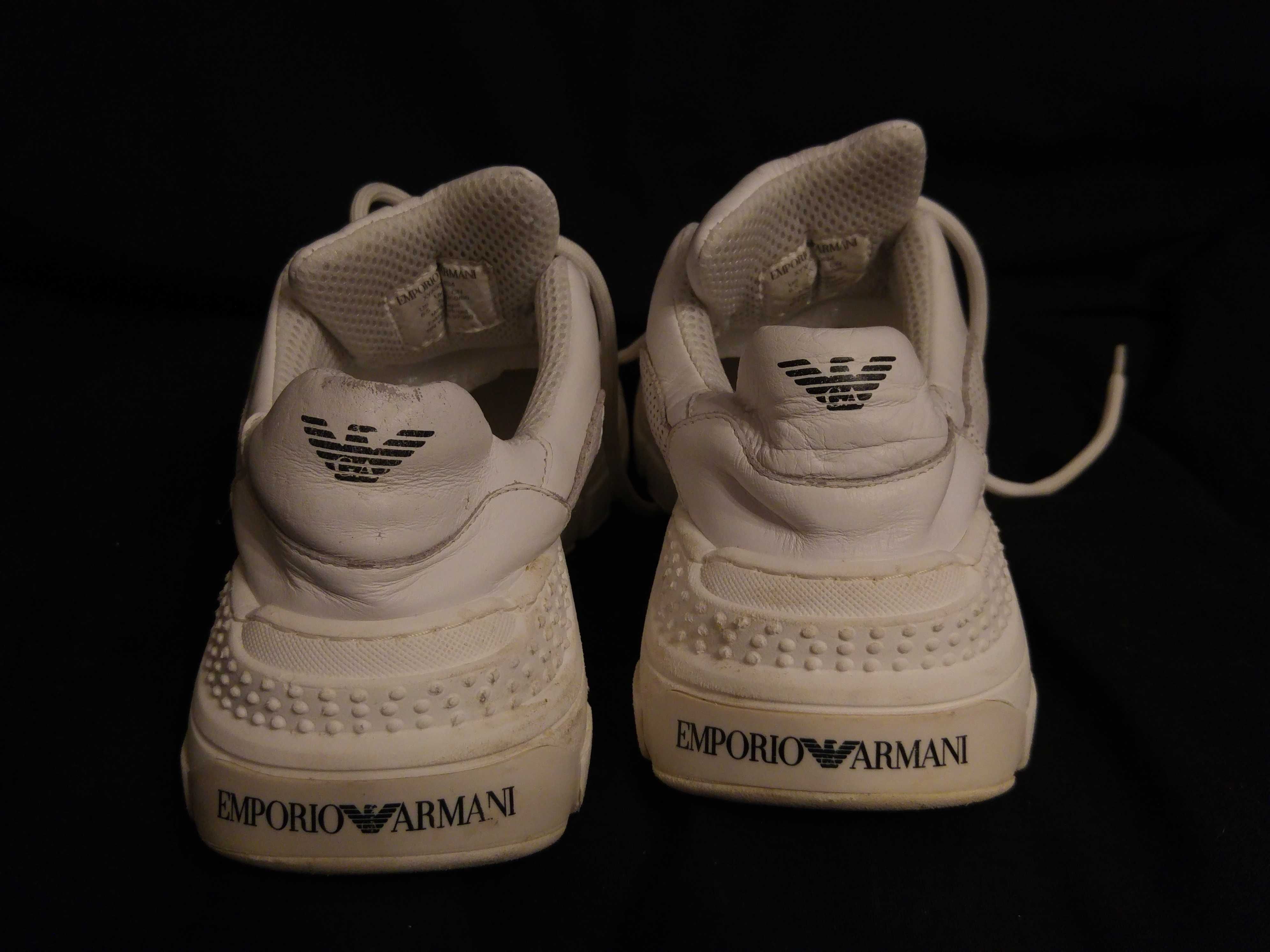 Buty sportowe damskie skórzane Emporio Armani