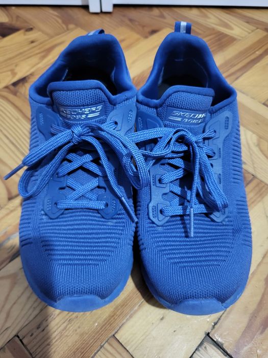 Snakersy SKECHERS BOBS sport 32504/NVY granatowe