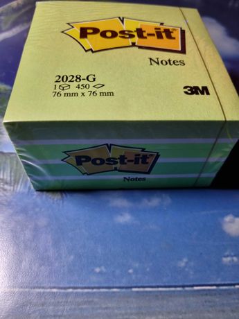 Post-it - Bloco de Notas Adesiva 76mm x 76mm Pack 4 unidades