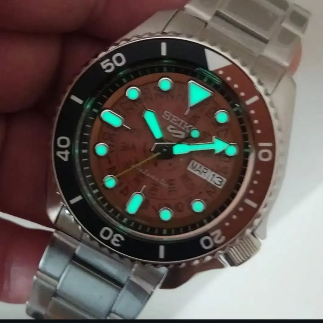 *NOVO* Seiko 5 automático SRPJ47K1 (Time Sonar)