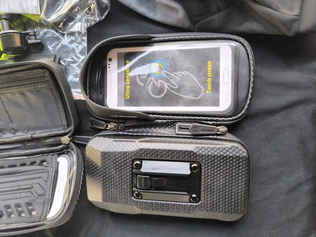 Kit ciclismo para telemóvel e documentos
