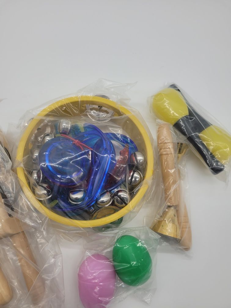 Smart kids drewniane instrumenty muzyczne zestaw plus  plecak