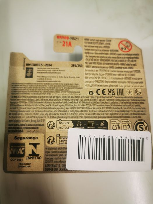 Gordon Murray Automotive T.50s Hotweels 2024