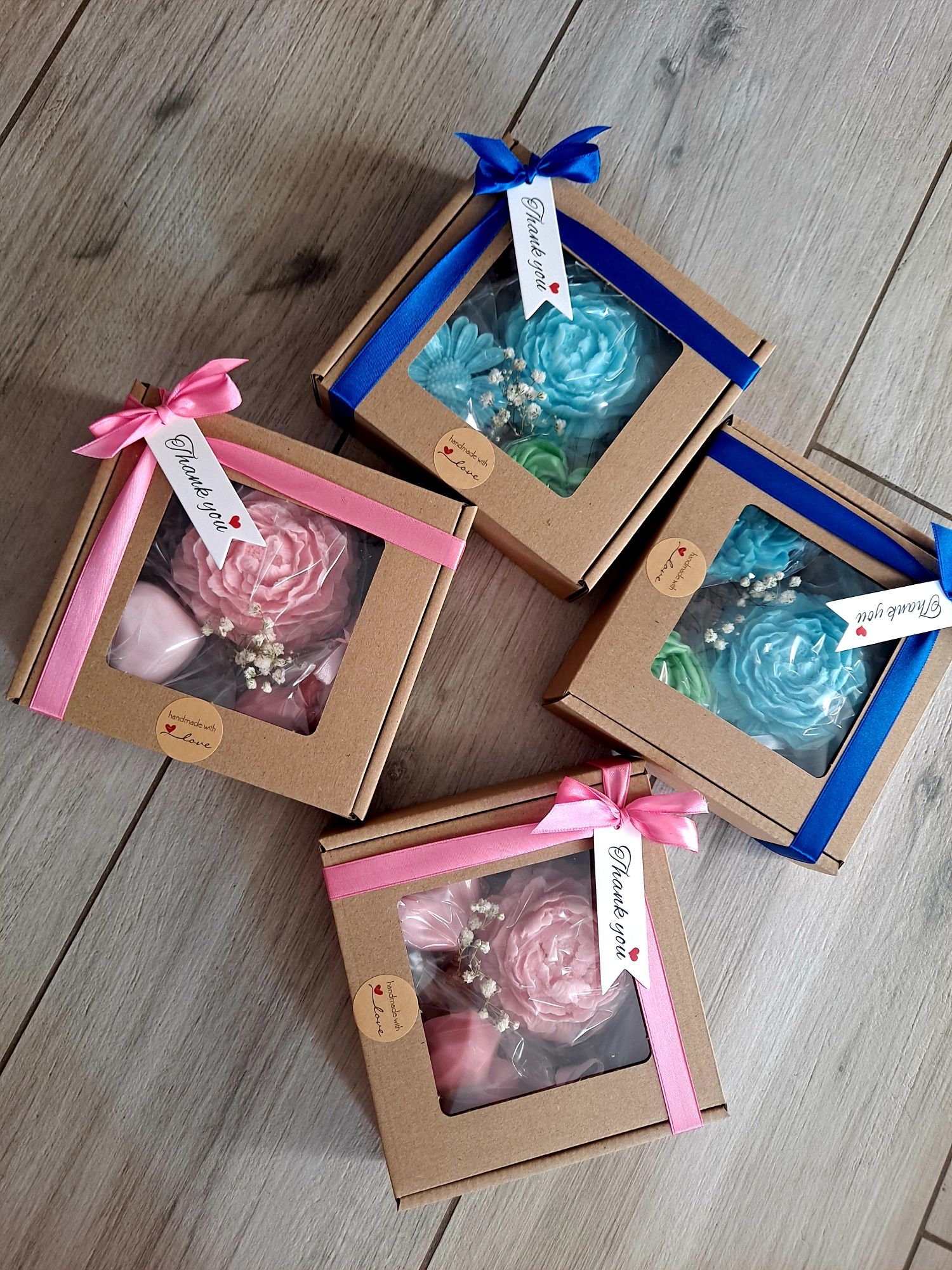 Zestawy prezentowe mydełka handmade