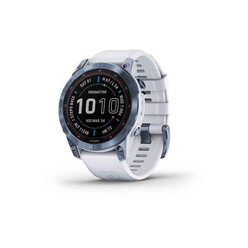 Garmin Fenix 7 Sapphire Solar Mineral Blue DLC Titanium