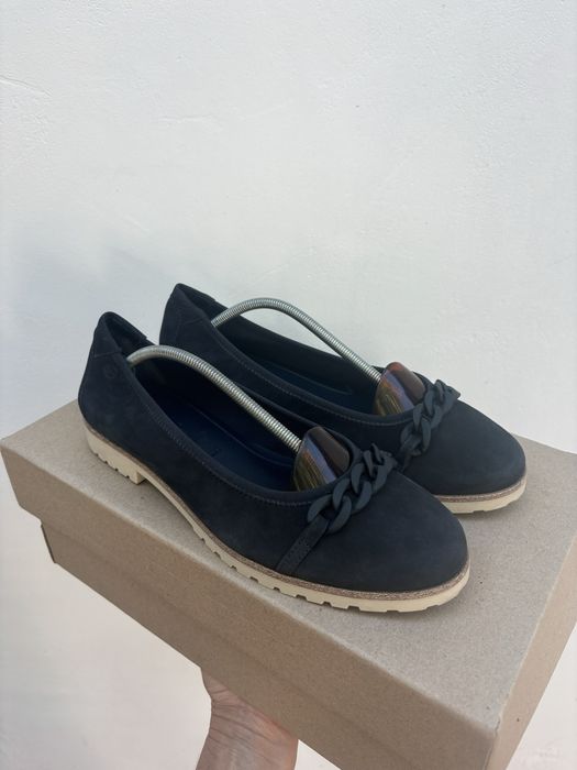 Tamaris шкіряні балетки туфлі 39