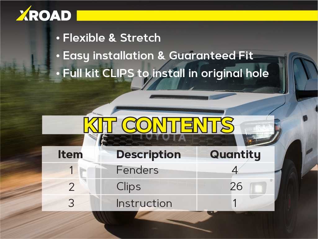 Toyota Tundra Sequoia 53739-0C020 53737-0C030 53736-0C030 Захист Пильн