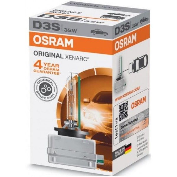 Lâmpada Xénon Osram Original Xenarc D1S/D1R/D2S/D2R/D3S/D3R/D4S/D8S