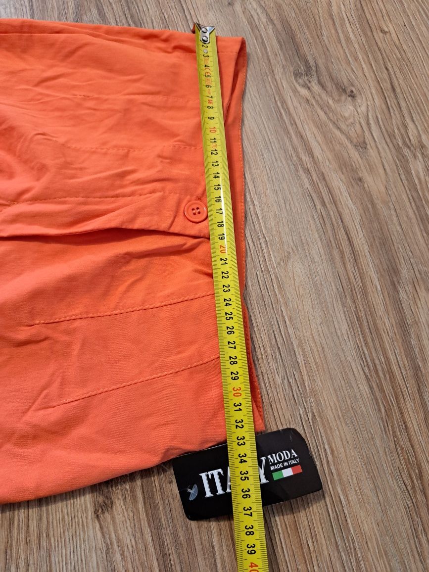 Spodnie gumy m pomaranczowe