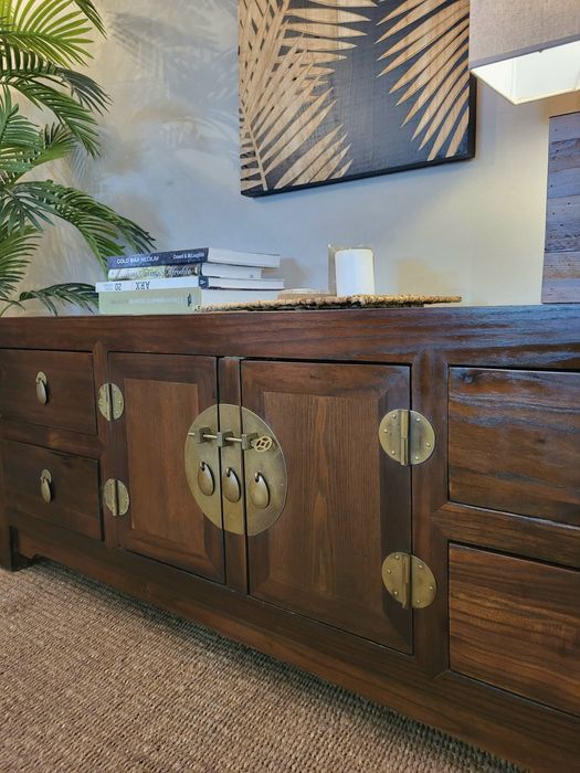 aparador, consola, movel tv, armario, oriental, rustico