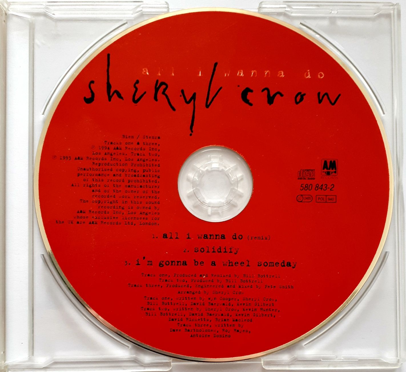 CDs Sheryl Crow All I Wanna Do 1994r