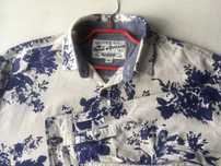 Стильная мужская рубашка (DENIM VINTAGE)  L\XL  (100%хлопок)