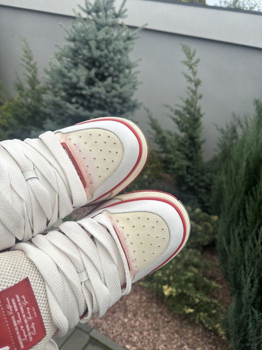 Amiri shoes white red