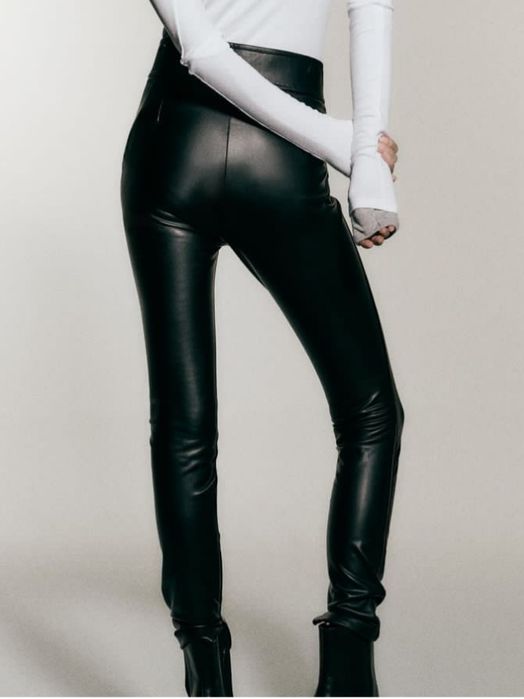 Легінси з екошкіри ZARA