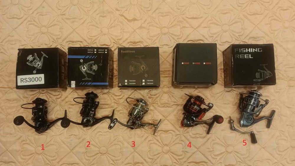 Спінінгові котушки кастингові (мультиплікаторні) і звичайні нові і Б/У
