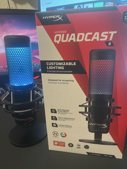 Микрофон HyperX quadcast s