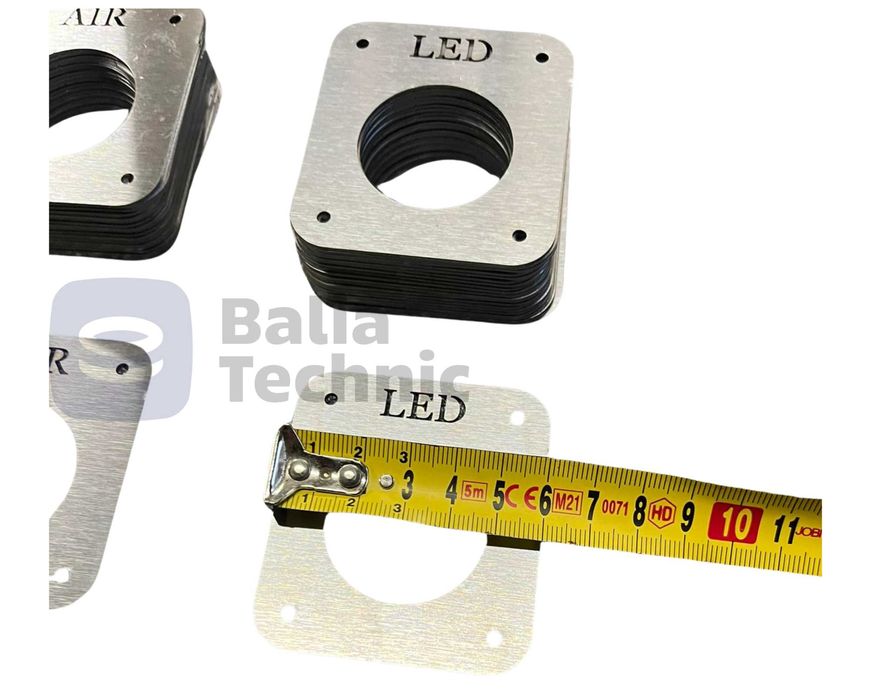 Tabliczki, blaszki do przycisków do balii ogrodowej, bani jacuzzi