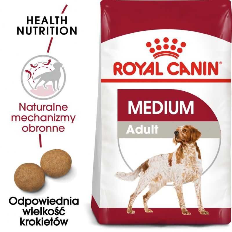 Karma dla psa sucha Royal Canin Medium Adult 15kg OKAZJA