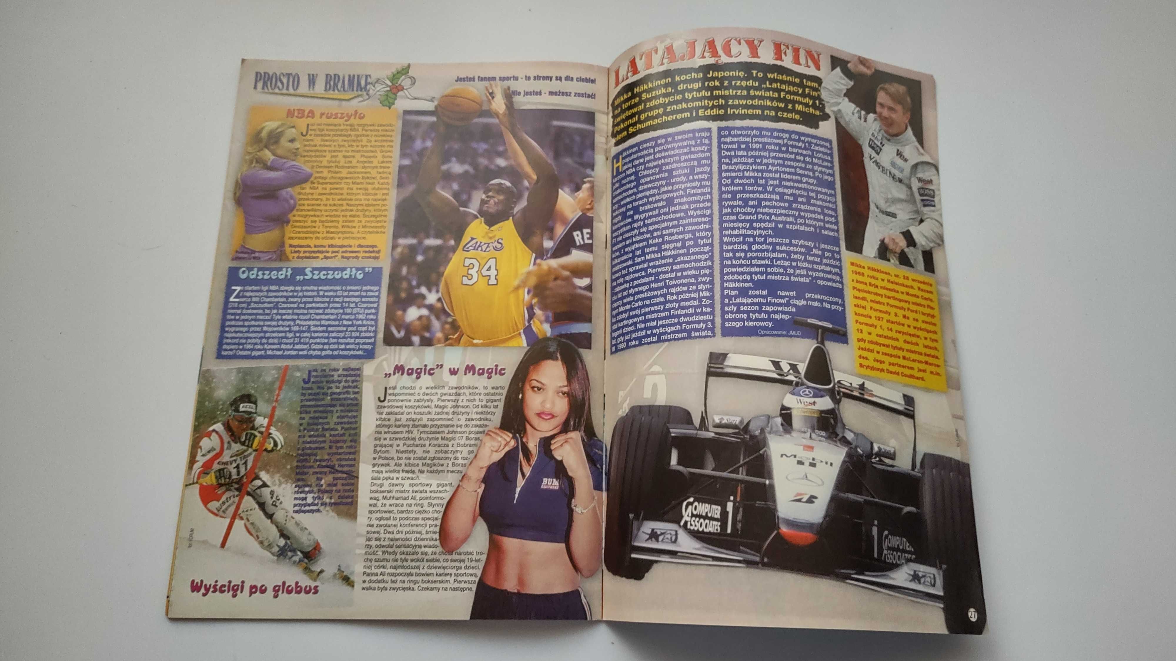 Fan magazyn 12 1999 brak plakatów, są 2 pocztówki