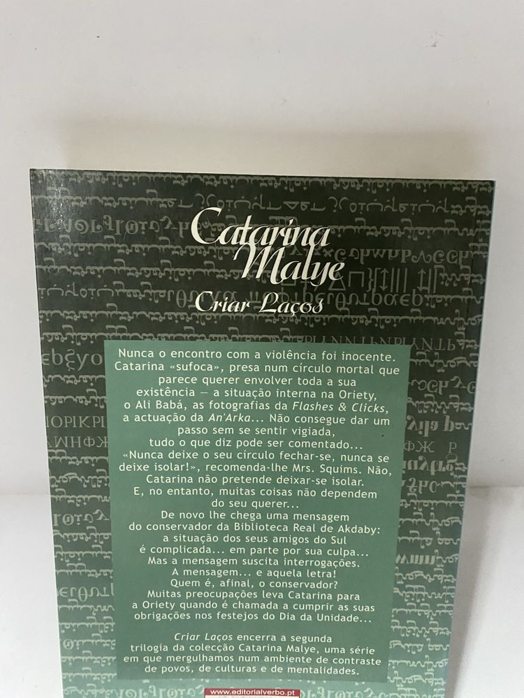 Livro - Catarina Malye Criar Laços