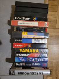 Zestaw używanych kaset VHS 14szt