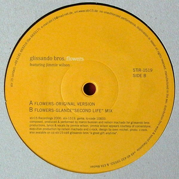 Glissando Bros. Featuring Jimmie Wilson  - Flowers [Deep House]