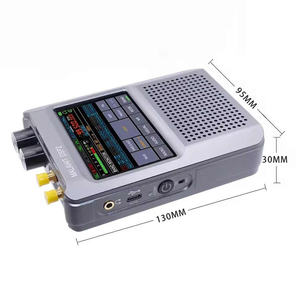 Радіоприймач Malahit DSP2 SDR 10кГц-380МГц 404МГц-2ГГц FW2.40 5000мАг