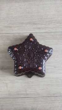 Ceramiczna gwiazda do wypieku forma do wypieku vintage