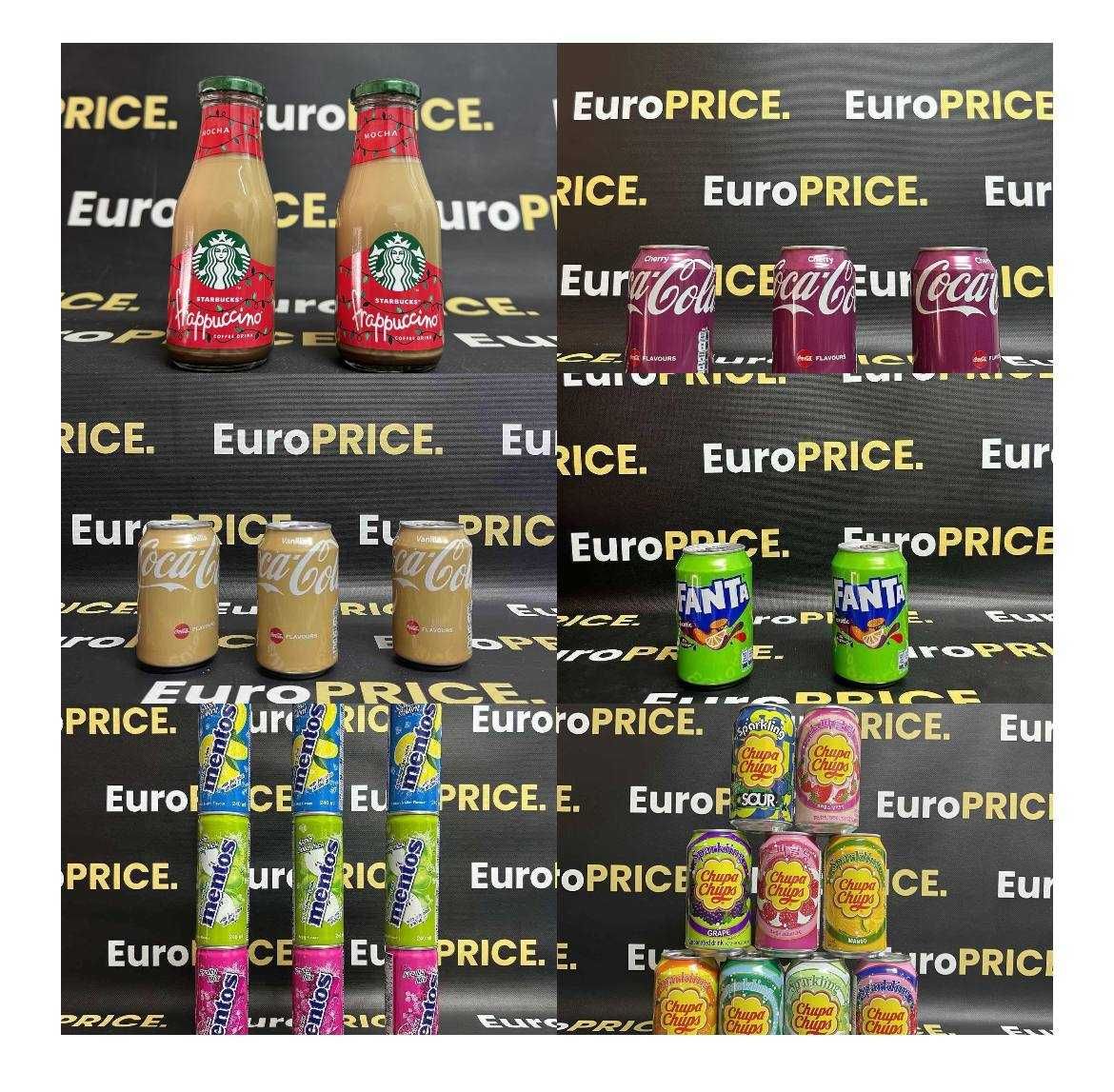 ОПТ ! Напій Mentos, Coca Cola, Fanta, Chupa Chups з Євпропи !