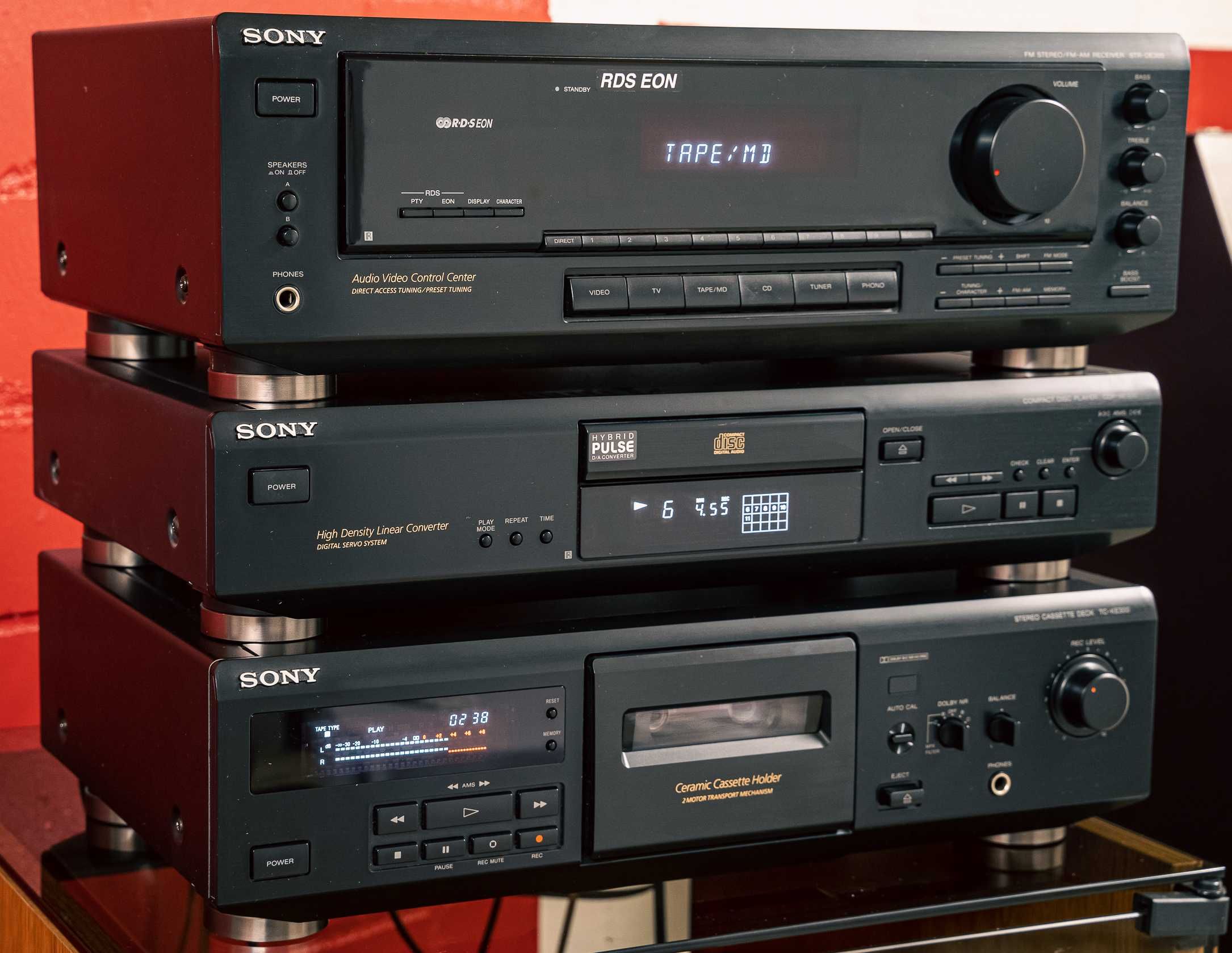 Sony STR-DE305, CDP-XE300, TC-KE300